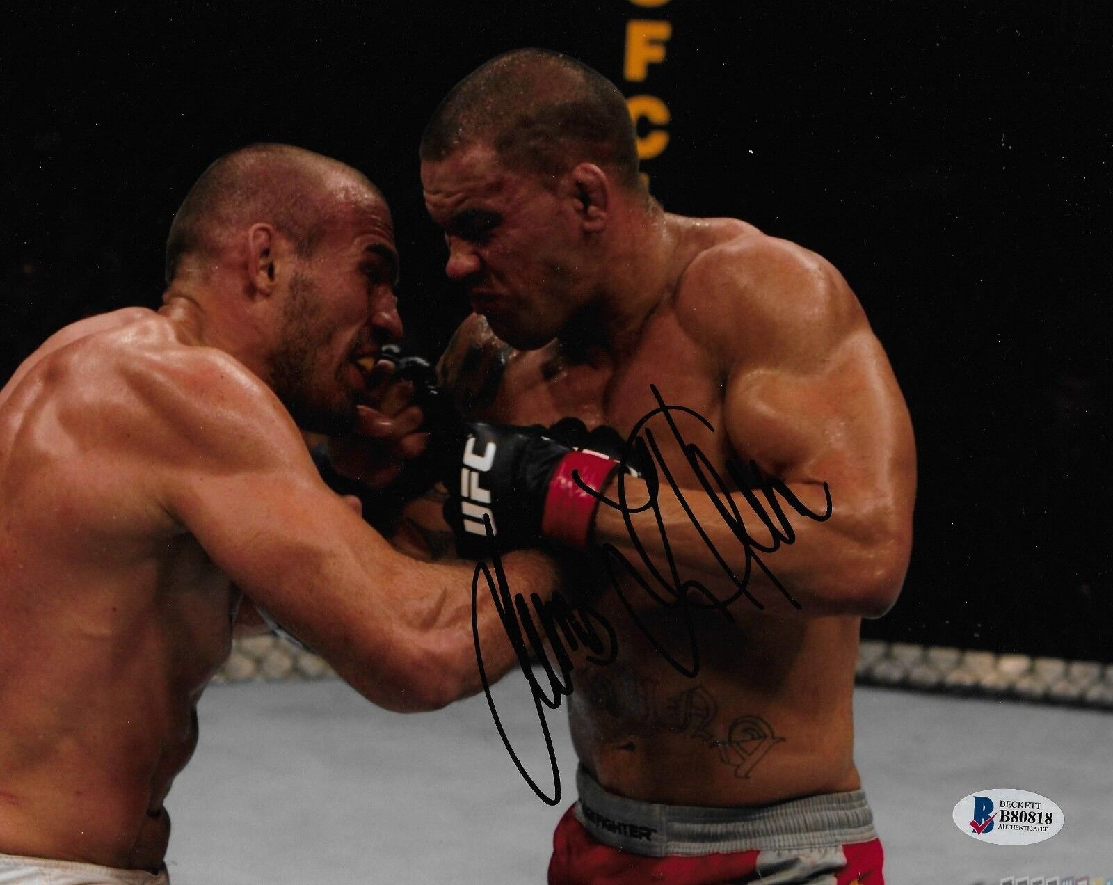 James Te Huna Signed 8x10 Photo Poster painting BAS Beckett COA UFC Picture Autograph 110 135