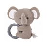 Stuffed Dog Toys Durable Plush Dog Toy with Crinkle Paper Cute Elephant Squeaky Dog Toy,Dog Chew Toys for Medium Large Breed