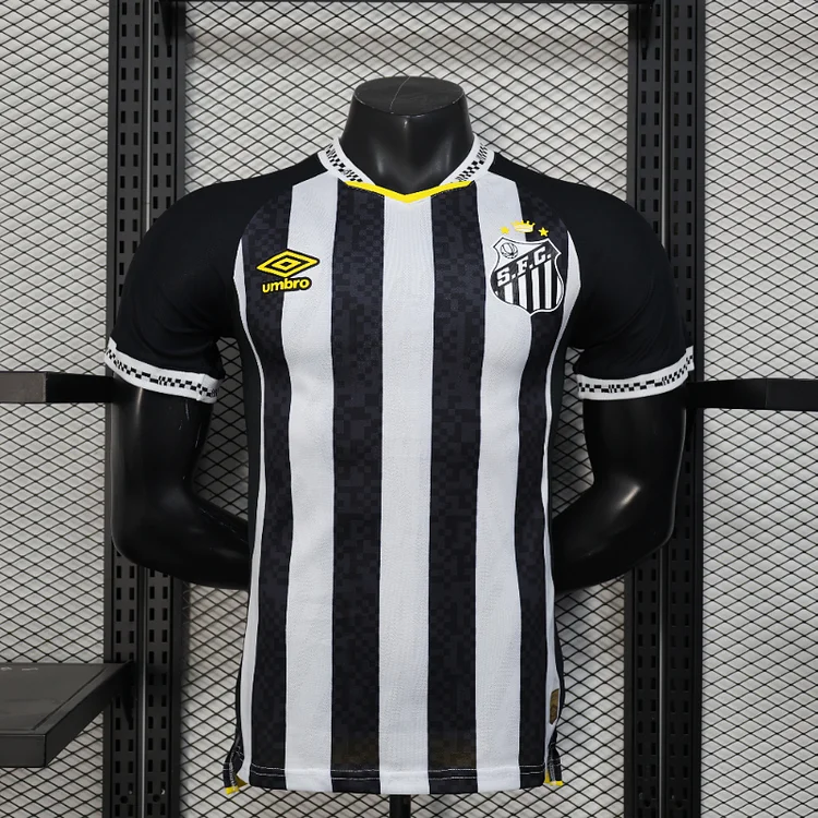 Player 25/26 Santos away jersey (ad-free version)