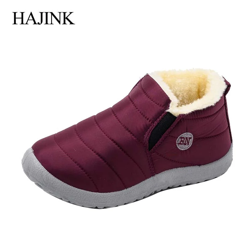 Womans Shoes Winter Warm Boots For Women Fashion Waterproof Women's Shoes 2020 Platform Flat Female Lady Ankle Boots Botas Mujer