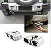 ZEJUNCY Stainless Steel Car Exhaust Pipe Noise Canceller For Land Rover Defender 90 110 130 2020-2022