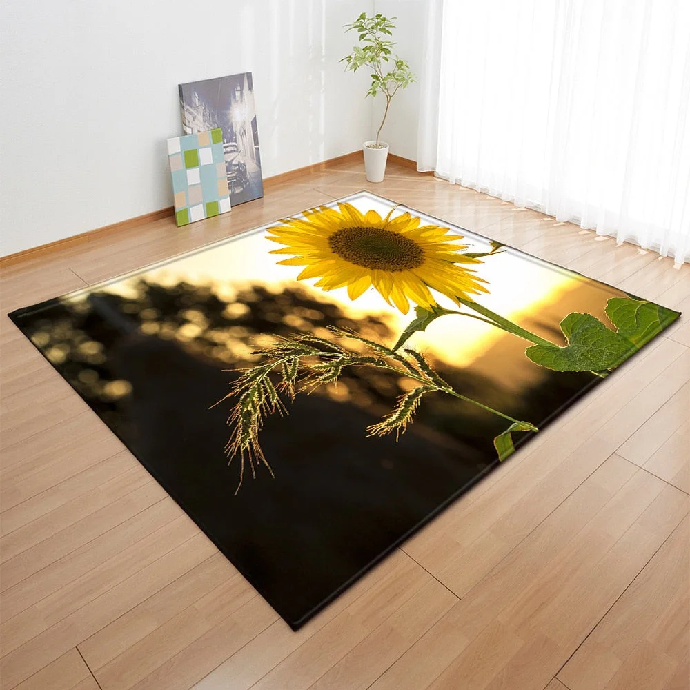 Carpets For Living Room Bedroom Decoration Bedside Mat Home Landscape Pattern Hallway Balcony Children Anti-Slip Floor Large Rug