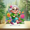 Acrylic Grandma Leisure Time - 5D DIY Craft Ornament