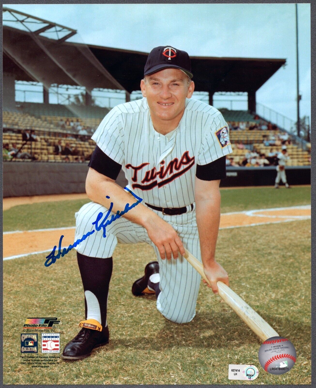 MLB Certified Harmon Killebrew Autograph Signed 8x10 Photo Poster painting HOF Twins TRB 044