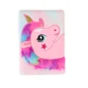 Pink Cartoon Unicorn A5 Girls Portable Writing Paper Notebooks Diary School Stationery Gift