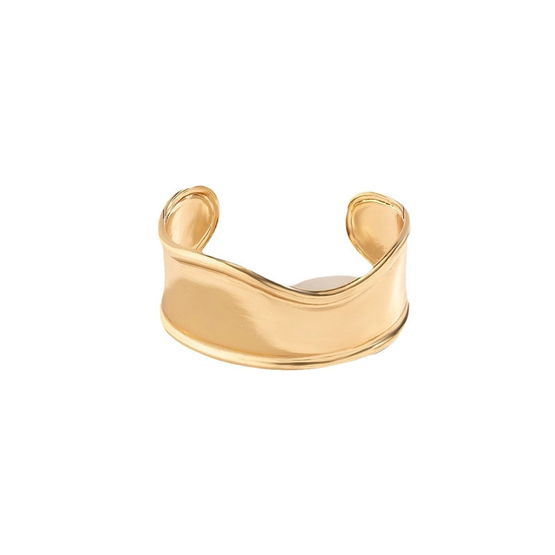 Minimalist Solid Color Alloy Men’s Bangle