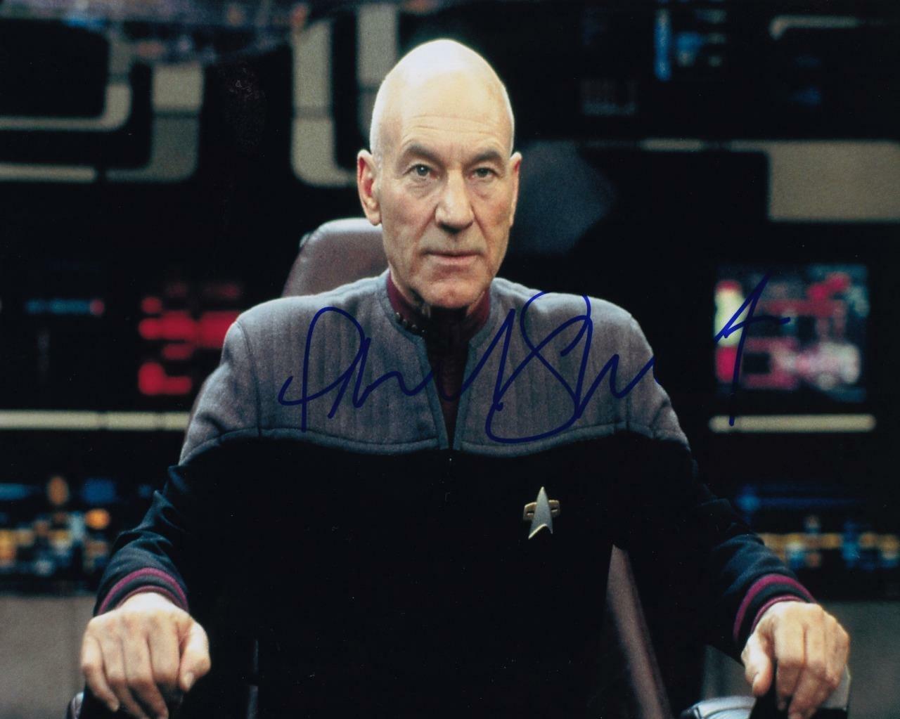 Patrick Stewart Star Trek SIGNED AUTOGRAPHED 10 X 8