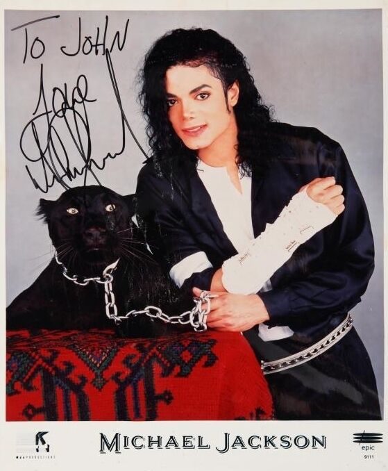 MICHAEL JACKSON Signed Photo Poster paintinggraph - Pop Singer / Vocalist 'King of Pop' preprint