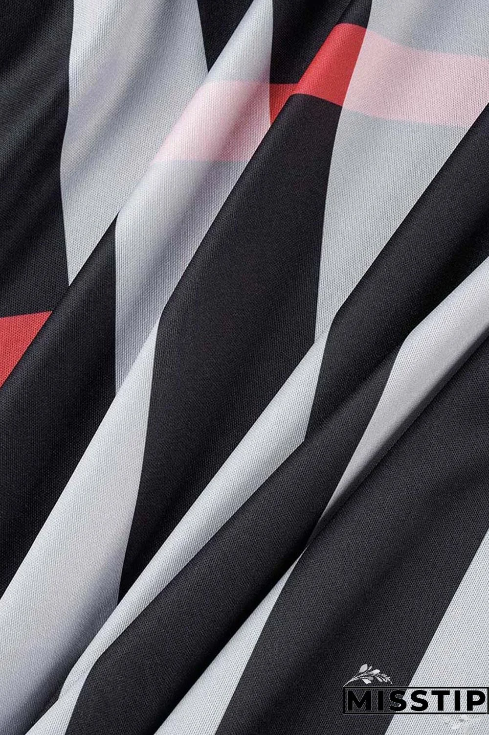 Black Fashion Casual Print Cardigan With Belt Turndown Collar Outerwear