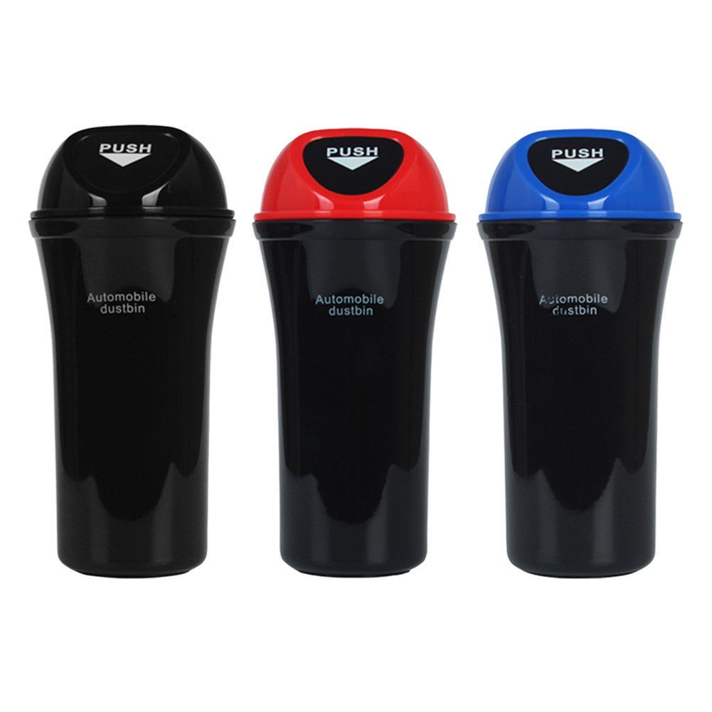 

Multifunction Car Mini Trash Can Plastic Automobiles Garbage Holder Bin, Red, 501 Original