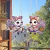 2 PCS Flying Rabbit - 5D DIY Pendant