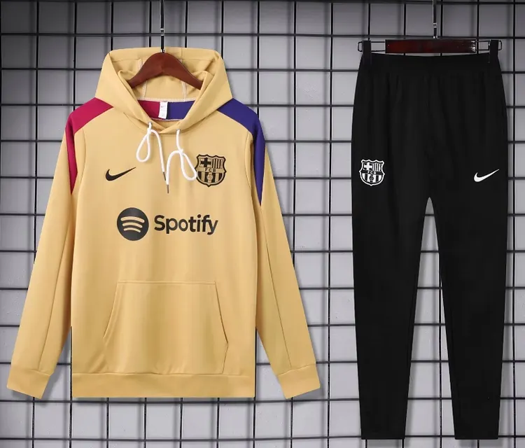 24-256 season Barcelona training hooded training jersey