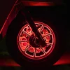 Motorcycle Electric Vehicle Wheel Modified Colored Lights Wireless Power Supply Led Wheel Lights