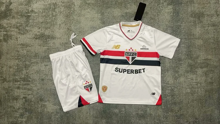 2025-26-Sao Paulo Home-Jersey-Children's Kit
