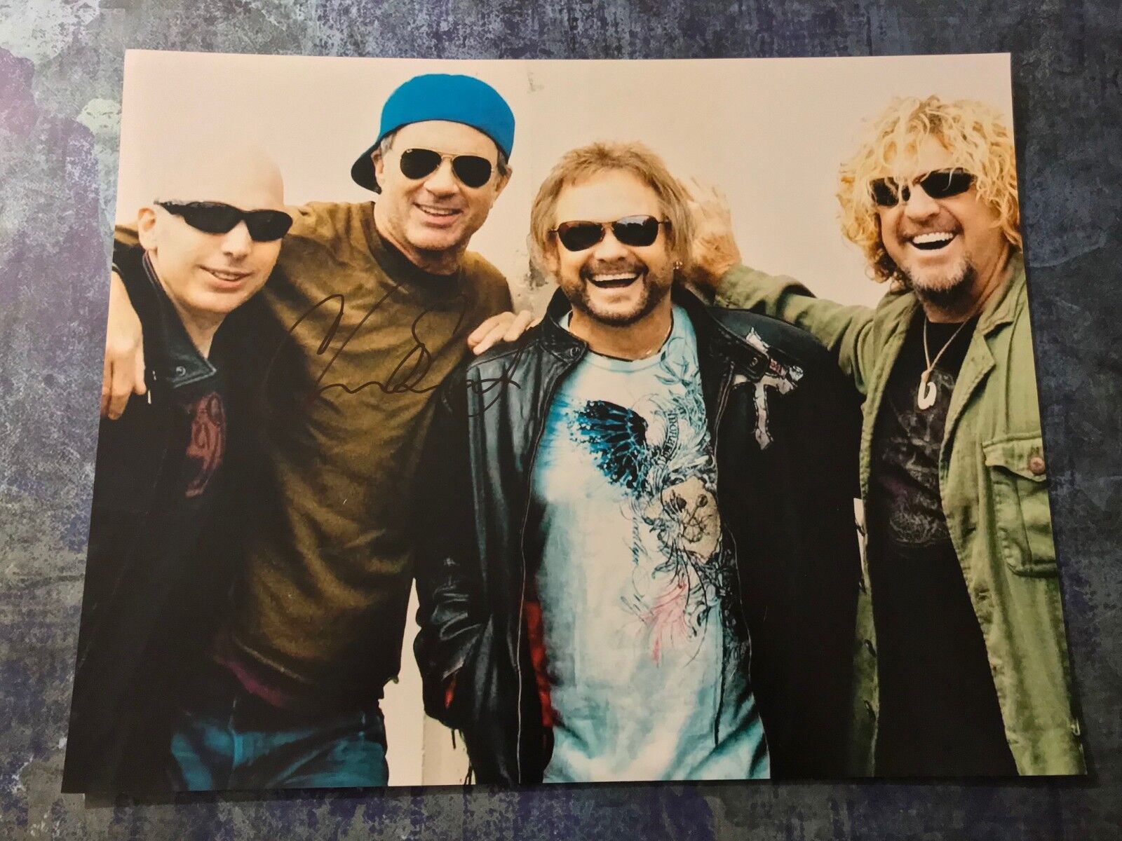 GFA Chickenfoot Drummer * CHAD SMITH * Signed Autographed 11x14 Photo Poster painting PROOF COA