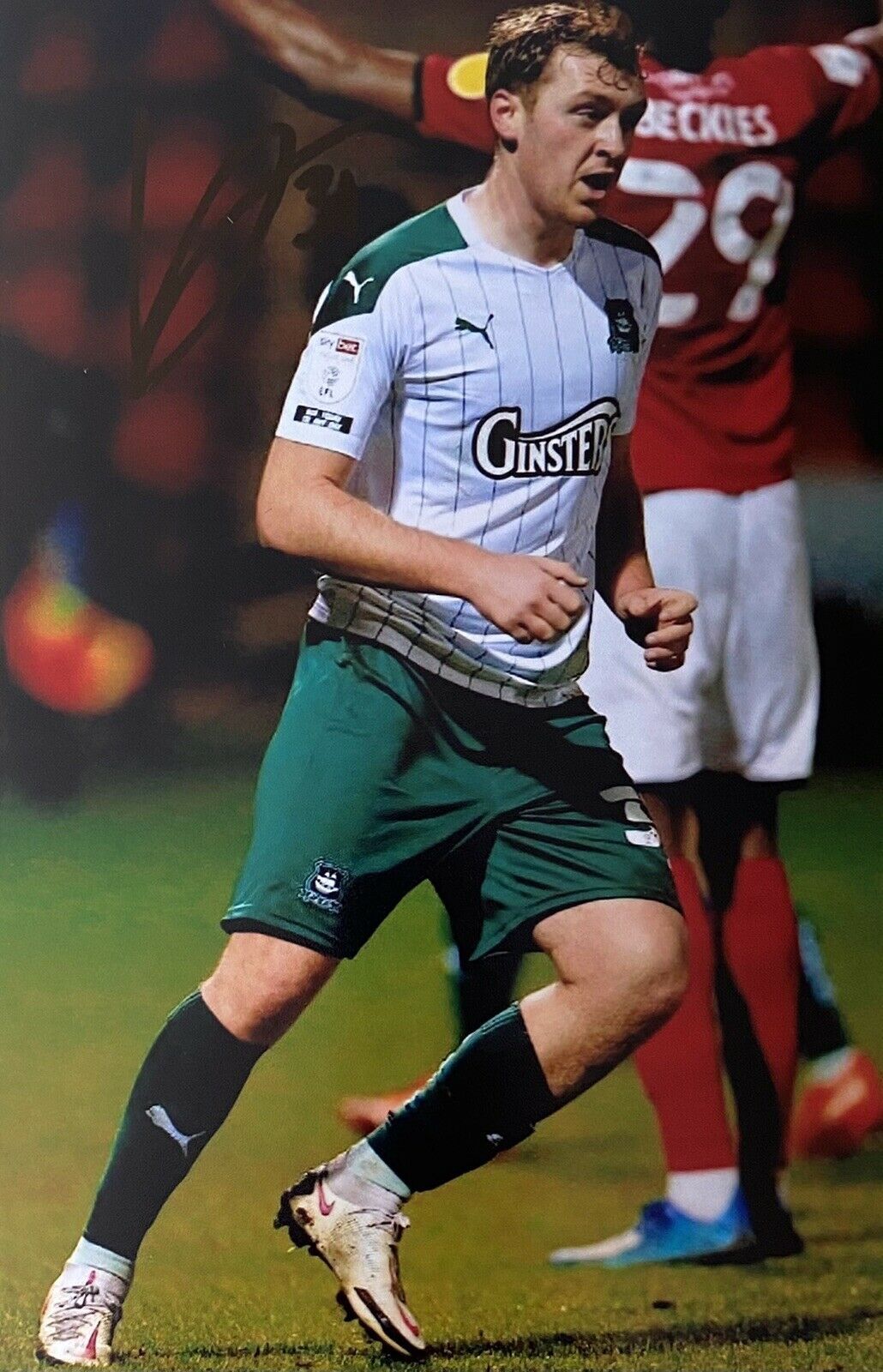 Luke Jephcott Genuine Hand Signed Plymouth Argyle 6X4 Photo Poster painting 3