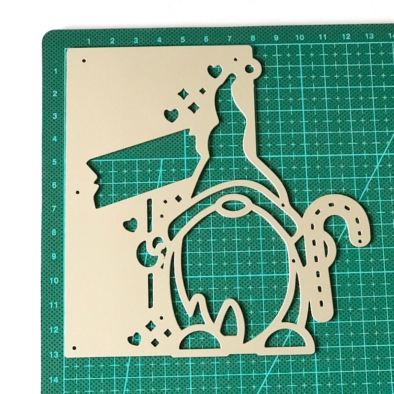 Metal Cutting Dies Christmas Border Knife Die Mold Stencils for Craft Scrapbook Greeting Card Making Decorative Die Template