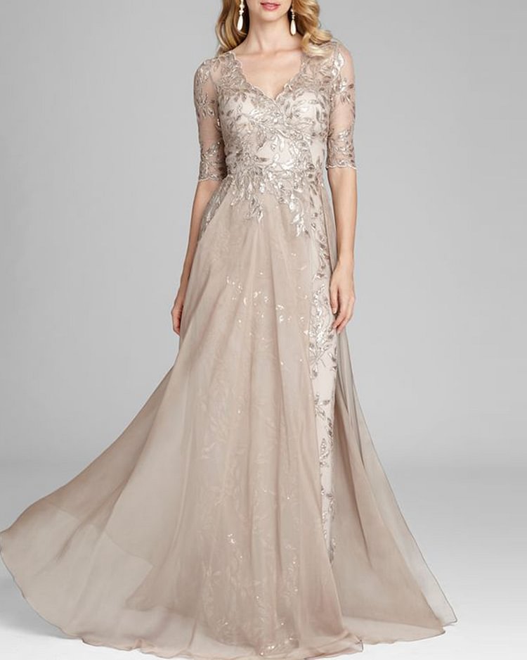 Mother of the Bride Dresses Gown chiffon sequins