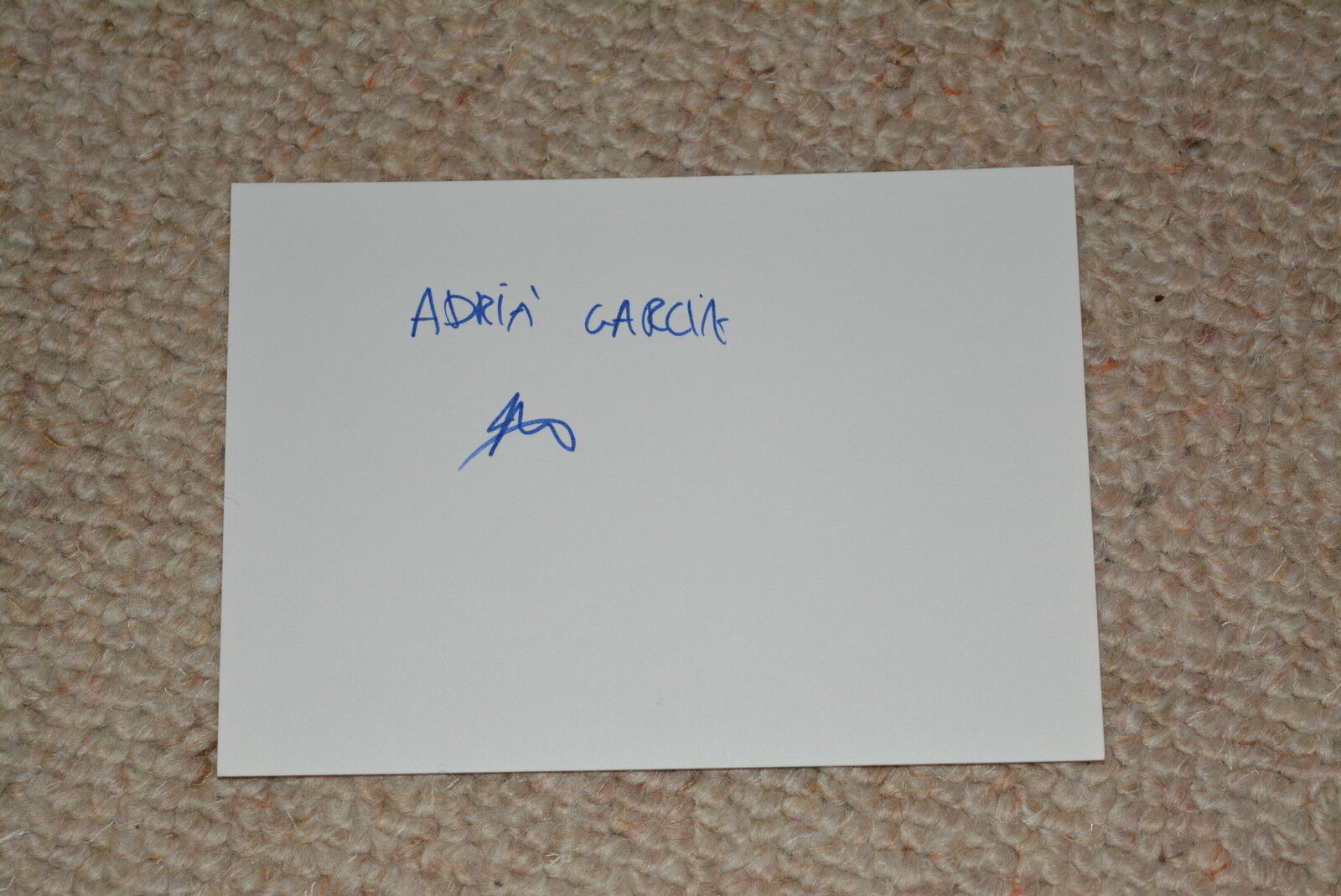 ADRIA GARCIA signed autograph In Person SPANISH ANIMATION FILM DIRECTOR El Cid