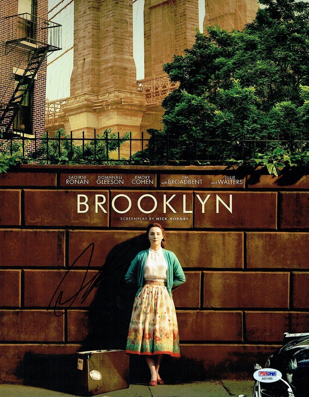 Saoirse Ronan Signed Brooklyn Authentic Autographed 11x14 Photo Poster painting PSA/DNA #AB31985