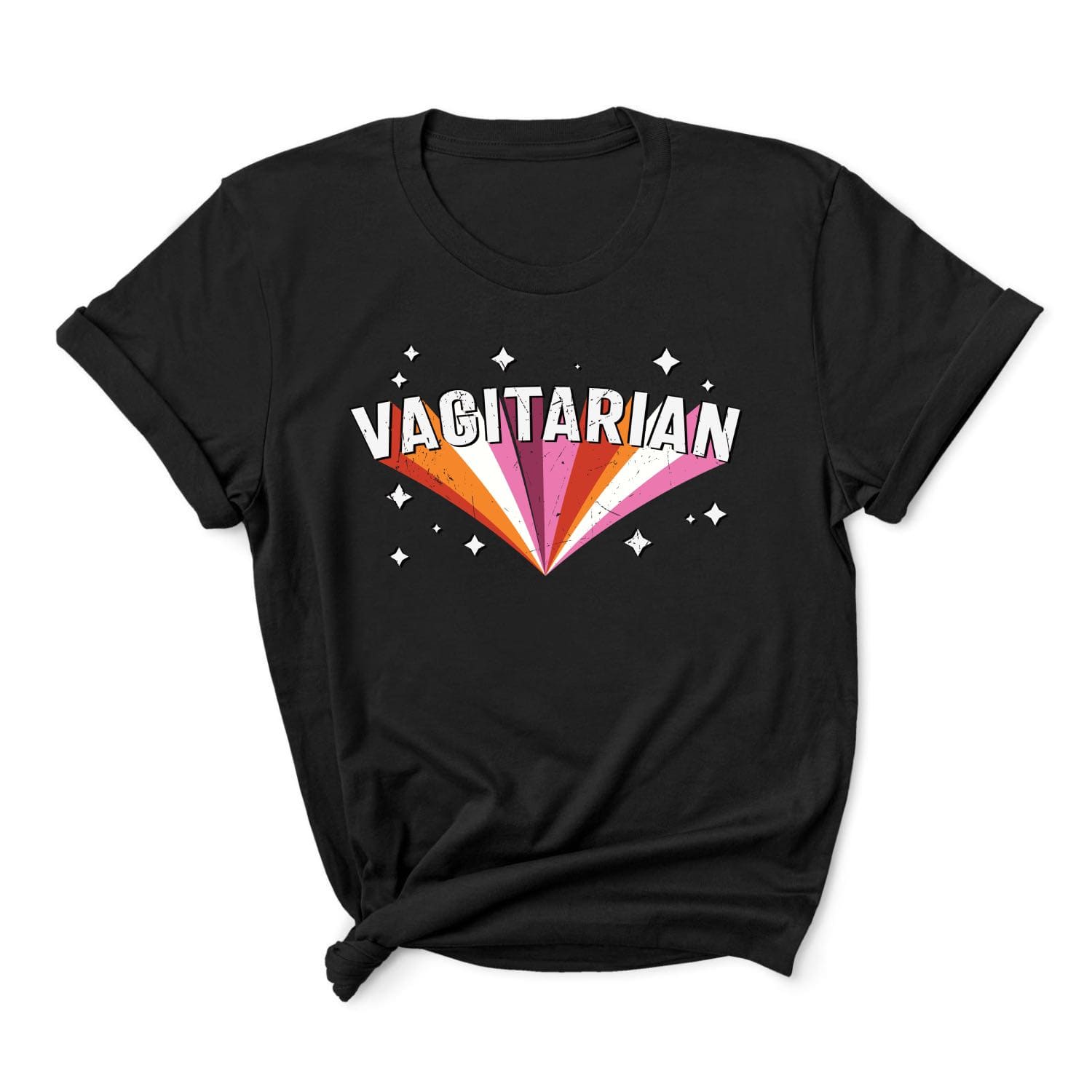Funny lesbian vagitarian t-shirt