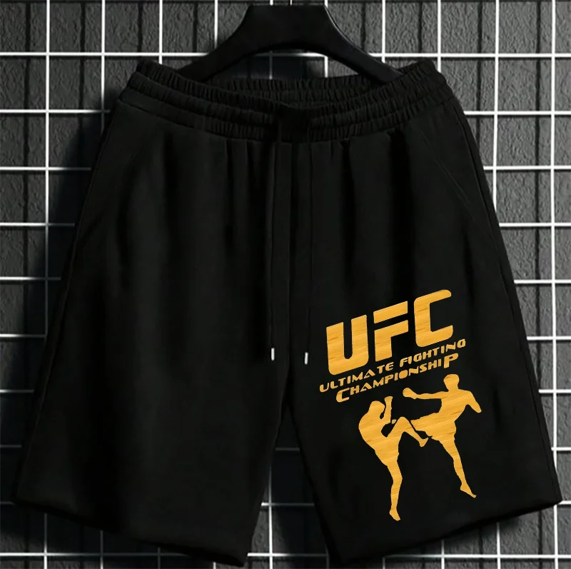 Fitness Sports Sweatpants Shorts T Ultimate Fighter Printed Shorts / TECHWEAR CLUB / Techwear