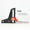 Woodworking Height Depth Measurement Al Alloy Adjustable Saw Blade Marking Ruler