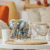 2D Flat Elephant DIY Acrylic Table Top Diamond Painting Ornament Kits for Adults