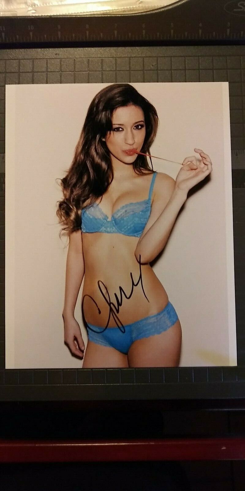 Christian Serratos signed 8x10