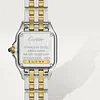 PANTH&Egrave;RE DE CARTIER WATCH Small model, quartz movement, yellow gold, steel