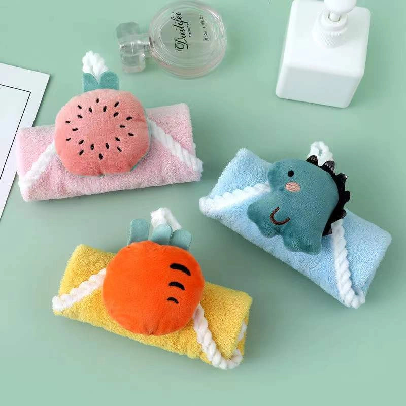 Hand Towel Can Be Hung Cute Hand Towel Thickened Absorbent Quick-drying Lint-free Hand Cloth