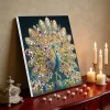(Pre-Framed)Peacock-Special Shape Diamond Painting Kit(25x25cm)