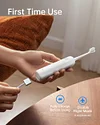 Laifen Wave LFTB01-P Electric Toothbrush Adult Oscillation and Vibration Sonic Electric Toothbrush with App, IPX7 Waterproof Magnetic Rechargeable Travel Electric Toothbrush