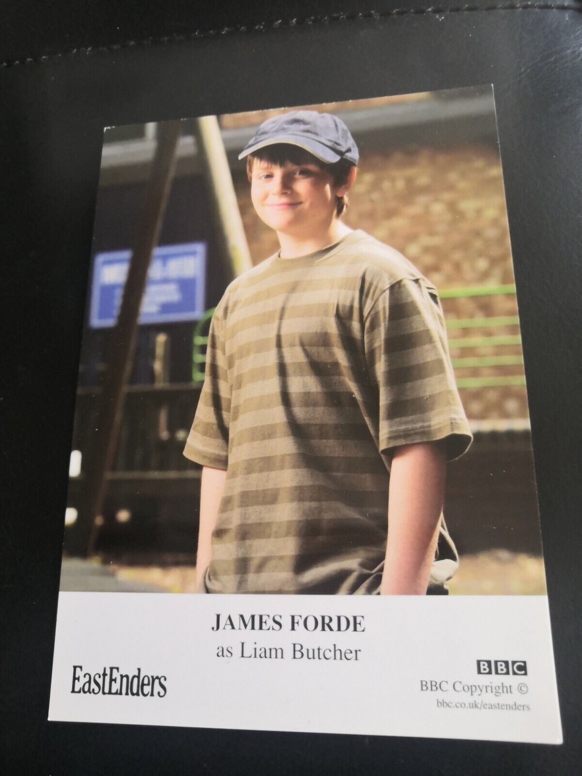 EASTENDERS UNSIGNED CAST CARD OF JAMES FORDE