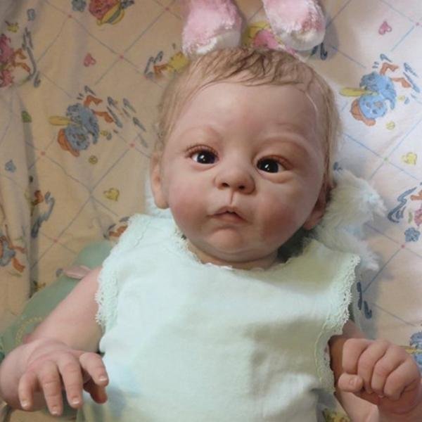 Realistic 18'' Dana Reborn Baby Doll Girl, Cloth Body - rebornshoppe
