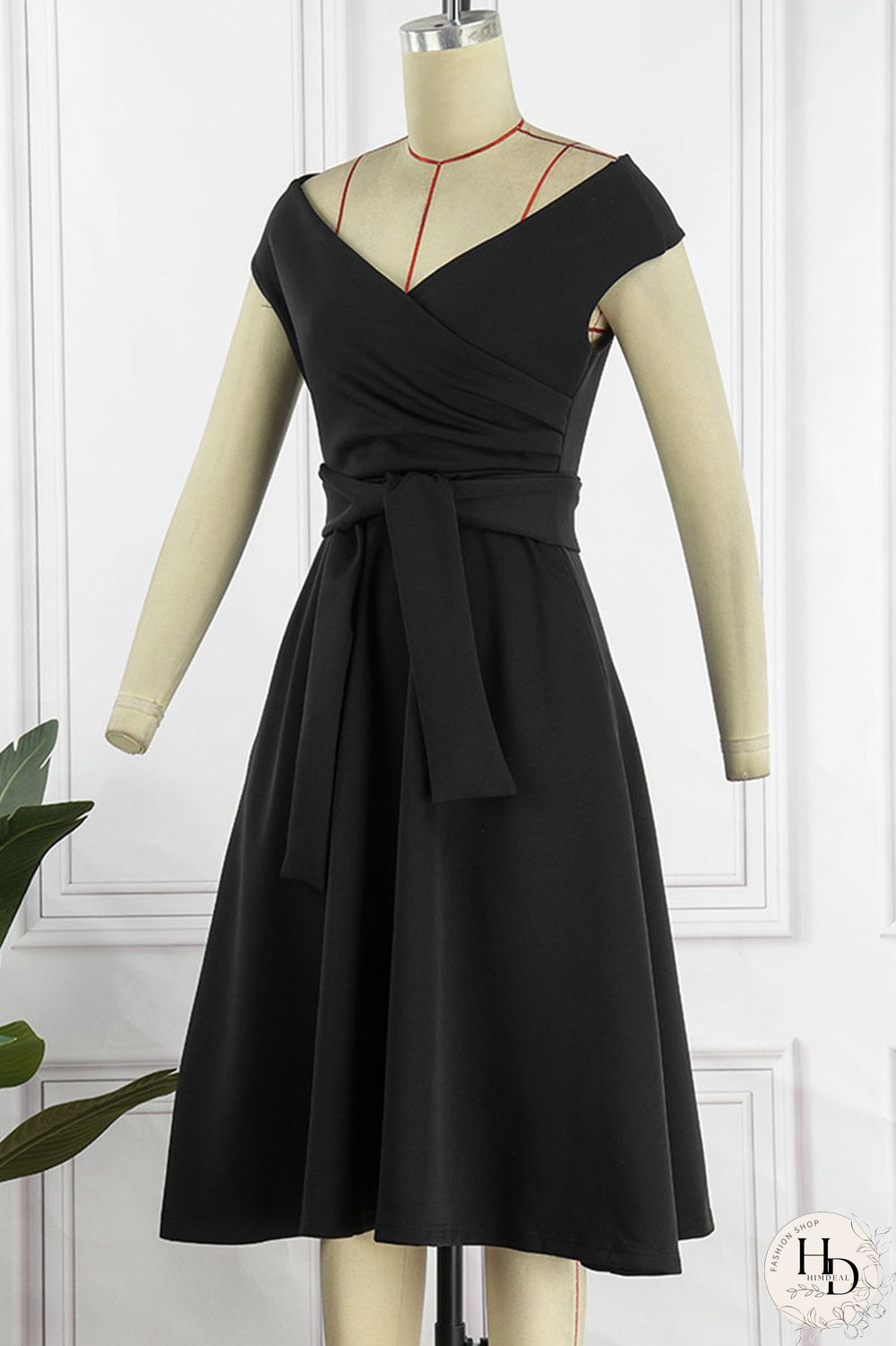 White Elegant Solid Patchwork Off the Shoulder A Line Dresses