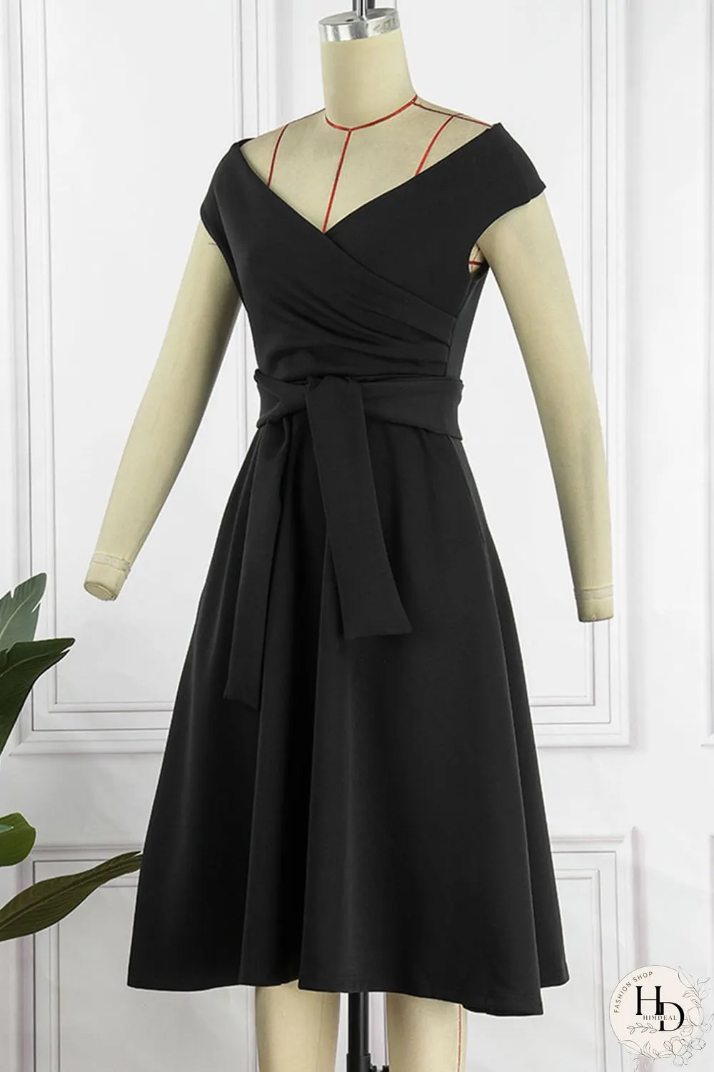White Elegant Solid Patchwork Off the Shoulder A Line Dresses