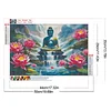 Buddha Statue 5d DIY Diamond Art Malerei Kits für Zuhause Wanddekoration 19,69 x 13,78 Zoll