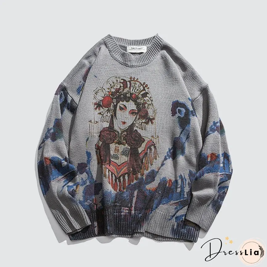 Peking Opera Sweater