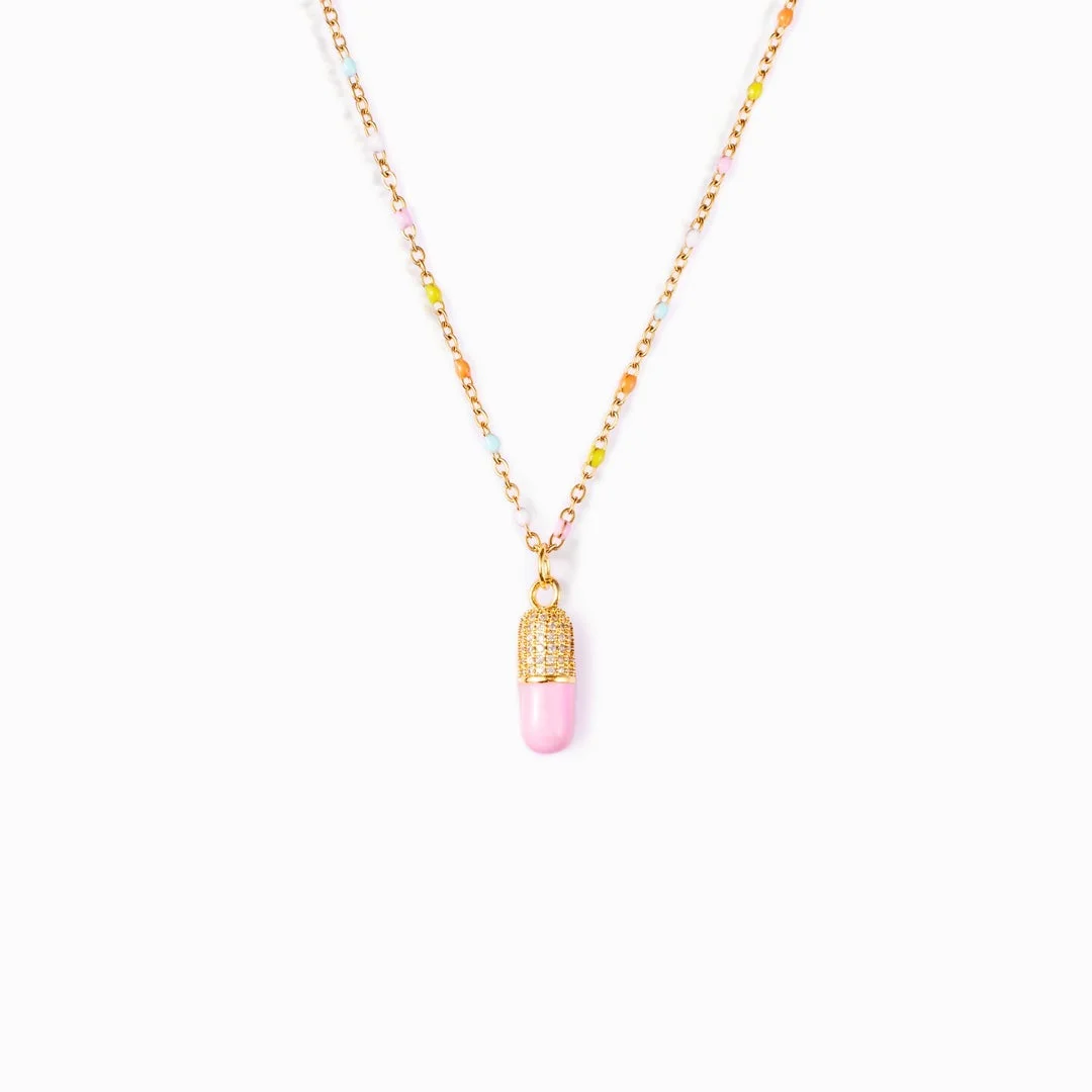 You Are My Happy Pill Necklace