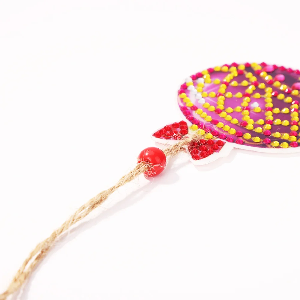 5pcs DIY Diamond Painting Xmas Trees Pendant(Double Sided)