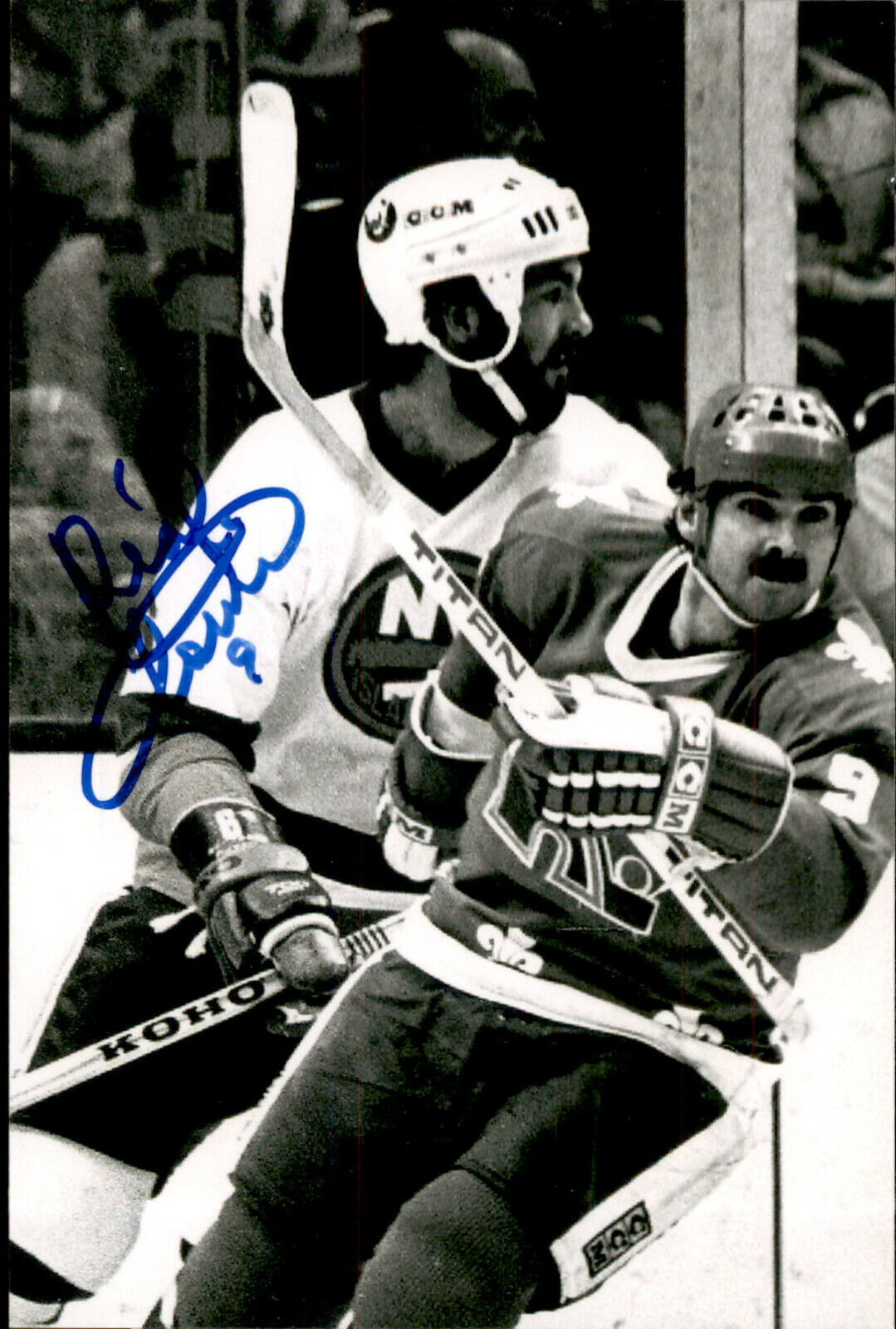 Real Cloutier SIGNED autographed 4x6 Photo Poster painting QUEBEC NORDIQUES