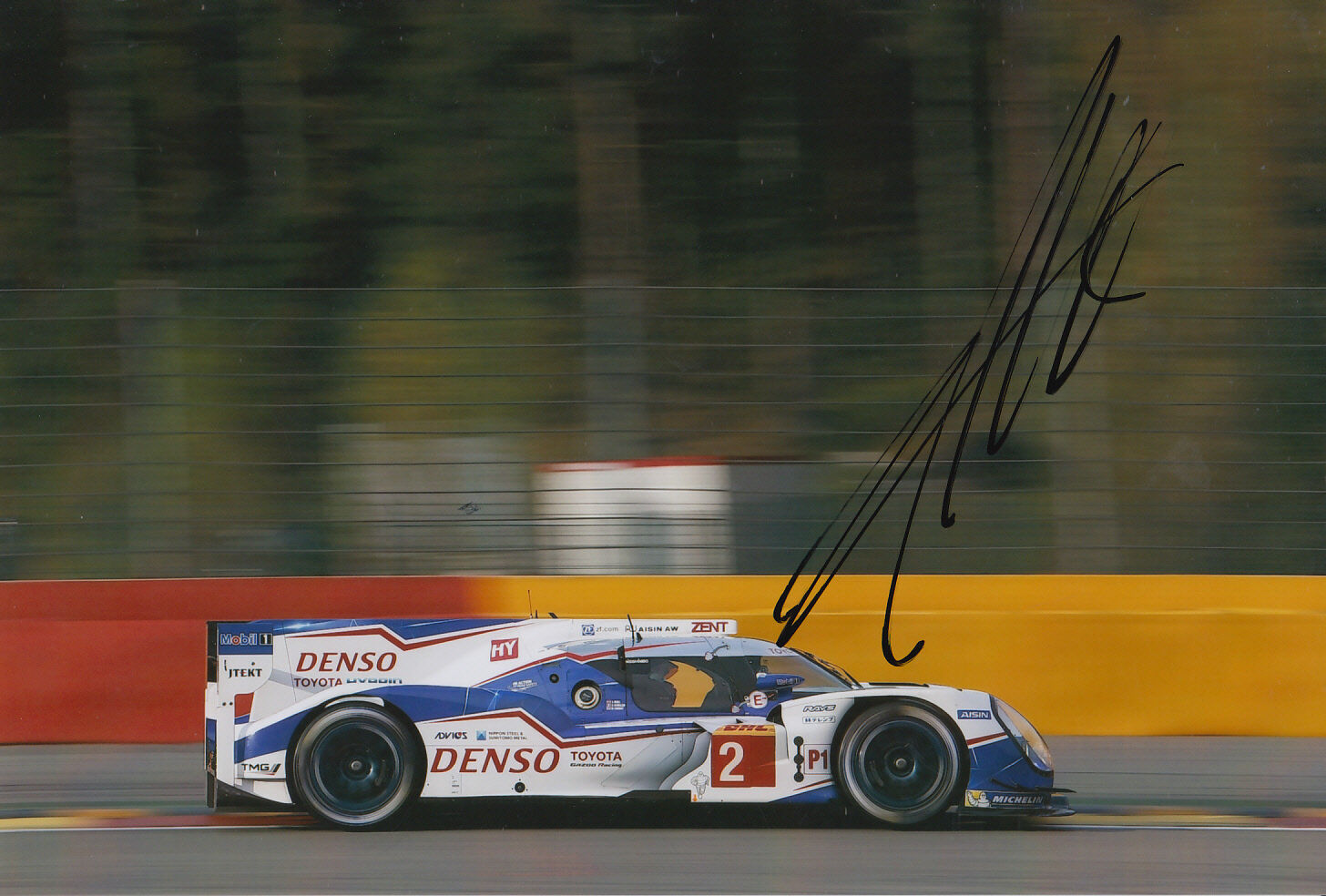 Alexander Wurz Toyota Hand Signed 7x5 Photo Poster painting 2015 Le Mans 2.