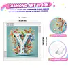 Butterfly Flower Y 5D Partial Drill DIY Diamond Painting Kit 30*30cm