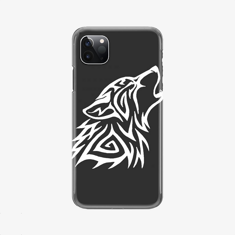 Tribal Wolf Roaring, Wolf iPhone Case