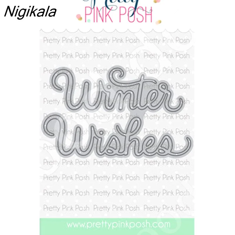 Nigikala Wreath Blessings Cutting Dies Stamps Stencil Scrapbook Diary Decoration Embossing Template Diy Greeting Card Handmade