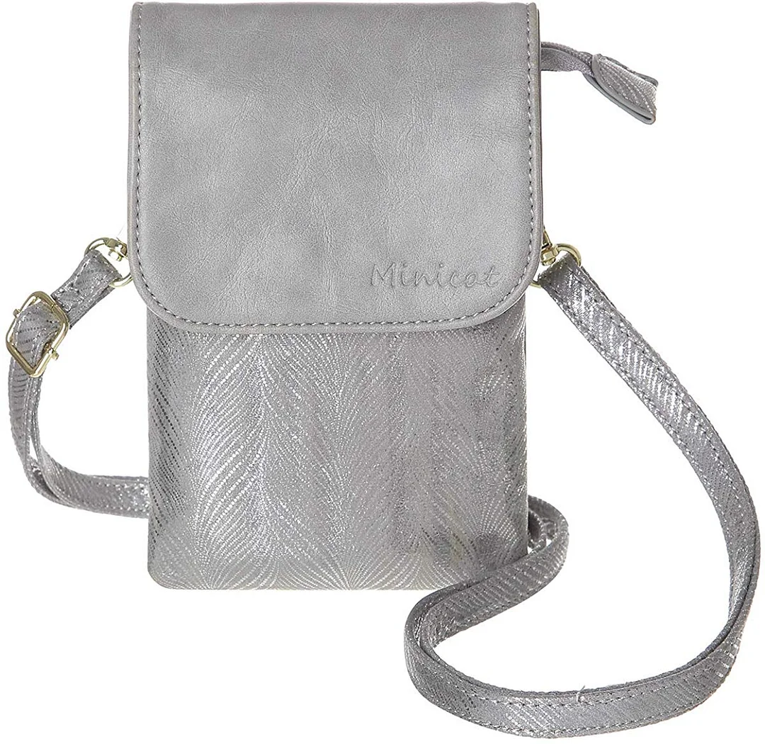 Roomy Pockets Series Small Crossbody Bags Cell Phone Purse Wallet for Women