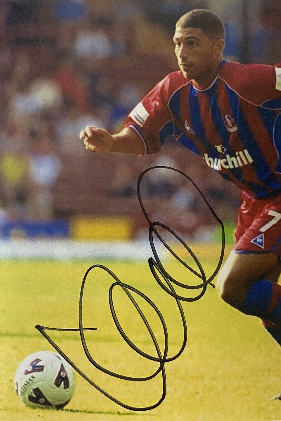 Hayden Mullins Genuine Hand Signed Crystal Palace 6X4 Photo Poster painting