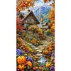 Diamond Painting - Full Round Drill - Autumn Cottage(Canvas|40*70cm)