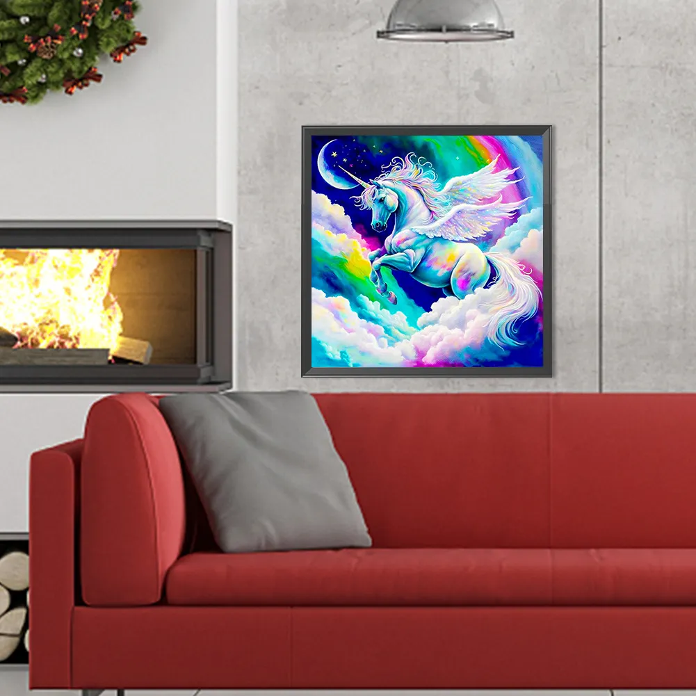 Diamond Painting - Full Round Drill - Unicorn(Canvas|40*40cm)